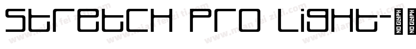 Stretch pro light字体转换